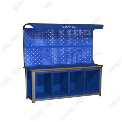 Верстак MECHANIC-М20.ПС2ПС2ПС2ПС2Э2С