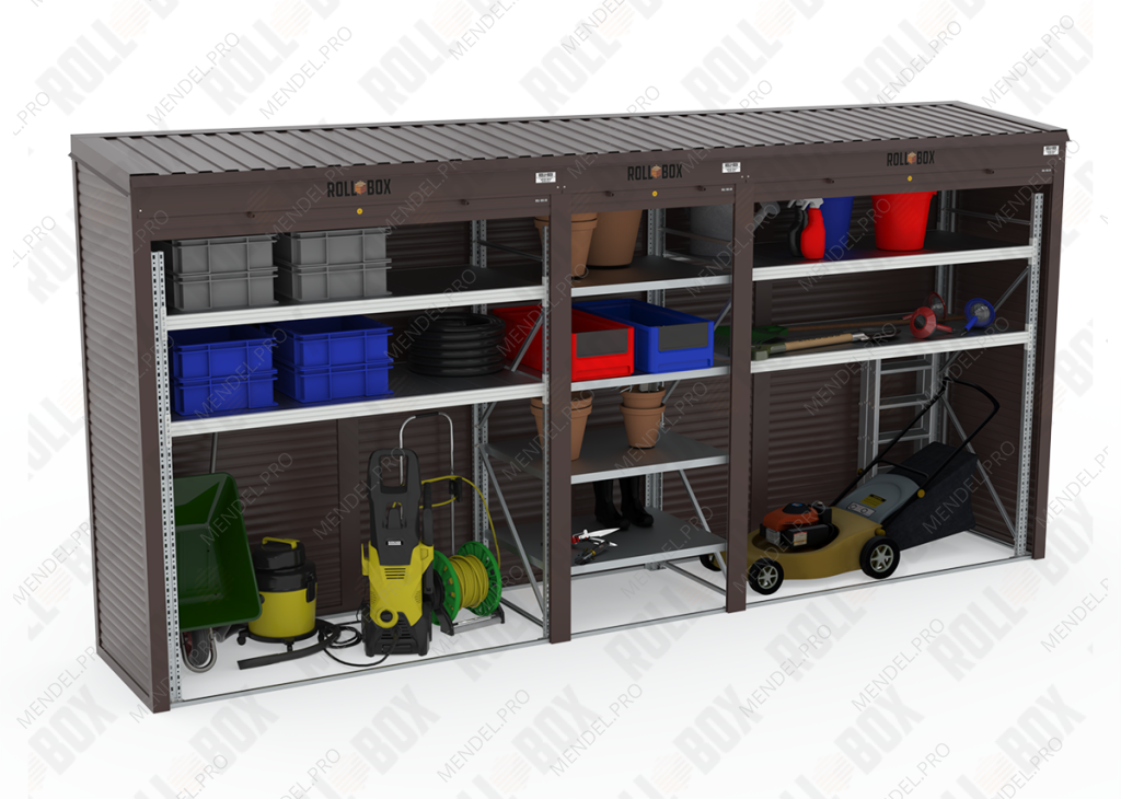 Шкаф уличный ROLL‑BOX VILLAGE ROOF XL-3.3