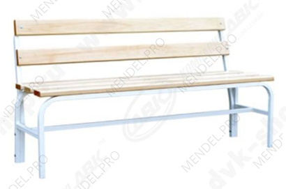 Скамья гардеробная со спинкой 1000(Липа)