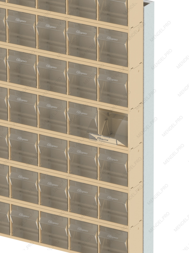 Стойка бежевая настенная/настольная Стелла-техник 401-07-00-00-B