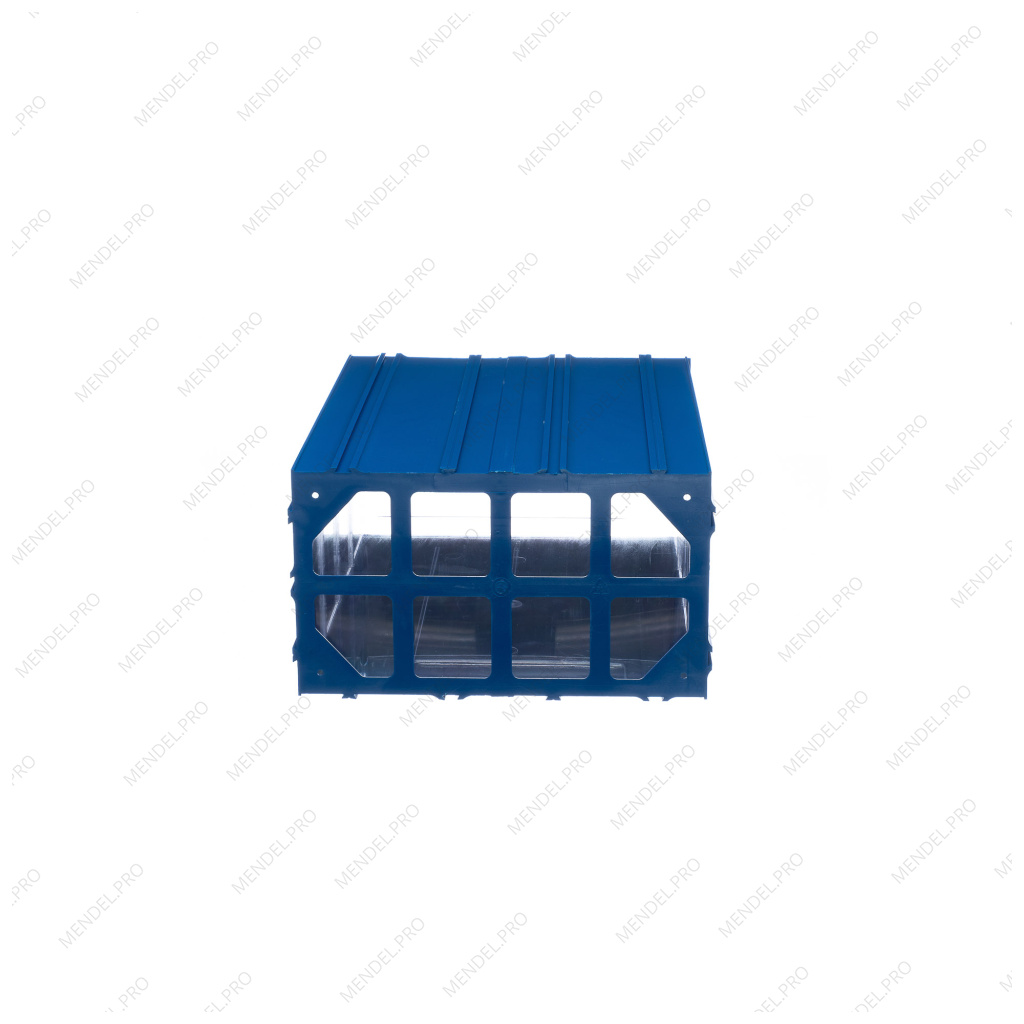 Пластиковый короб Стелла-техник С-510-синий-прозрачный