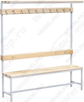 Скамья д/спор. разд.с полк. д/голов. уб 1500(Липа)