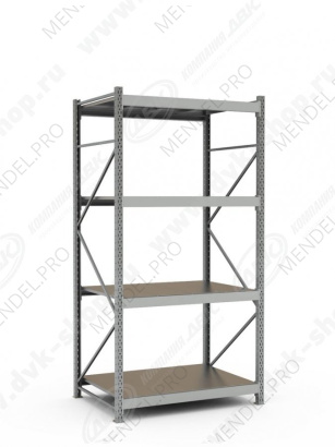 Стеллаж СТ-051 2500х1200х850 (4 яруса)