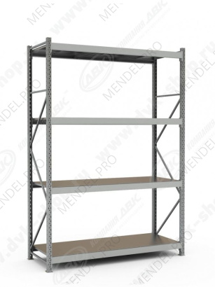 Стеллаж СТ-051 2700х1800х650 (4 яруса)