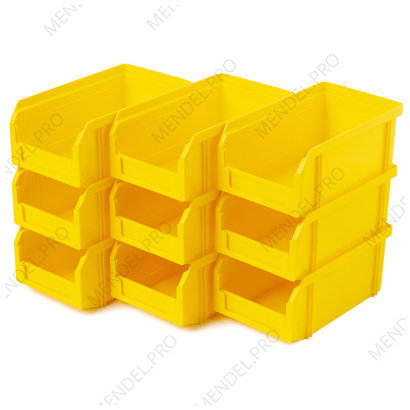 Пластиковый ящик Стелла-техник V-1-К9-желтый