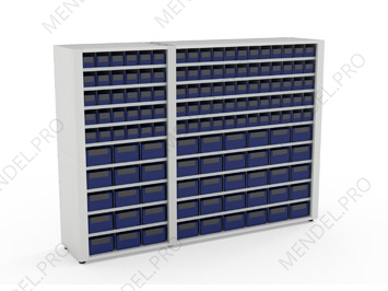 Система хранения с ячейками HARDO XSM 1830х2580х550 мм (135 ячеек)
