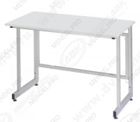 Стол лабораторный ЛК-1500 СЛ (1500х600х750) (Керамика, Белый)
