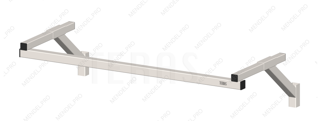 Комплект крепления верхнего освещения серии ADVANCED 1200 мм