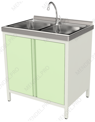 Стол лабораторный с мойкой СТМ-2/1