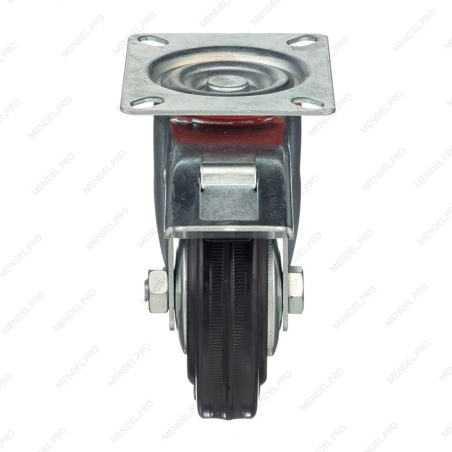 Колесо поворотное с тормозом Стелла-техник 4003-100