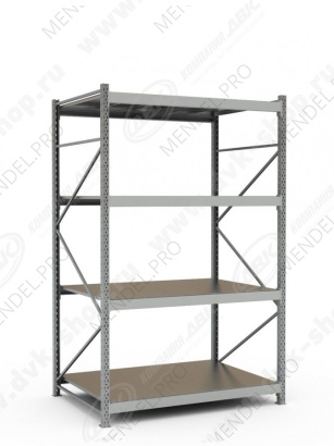 Стеллаж СТ-051 2500х1500х1050 (4 яруса)
