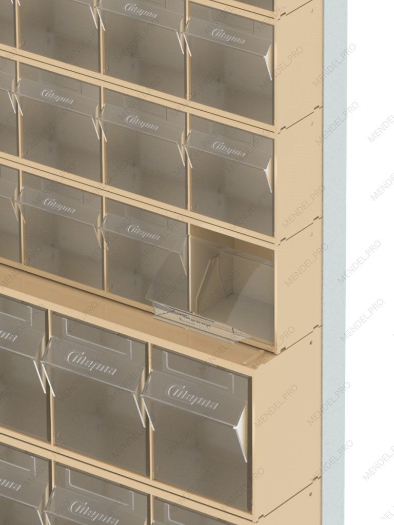 Стойка бежевая напольная Стелла-техник 405-05-05-05-B