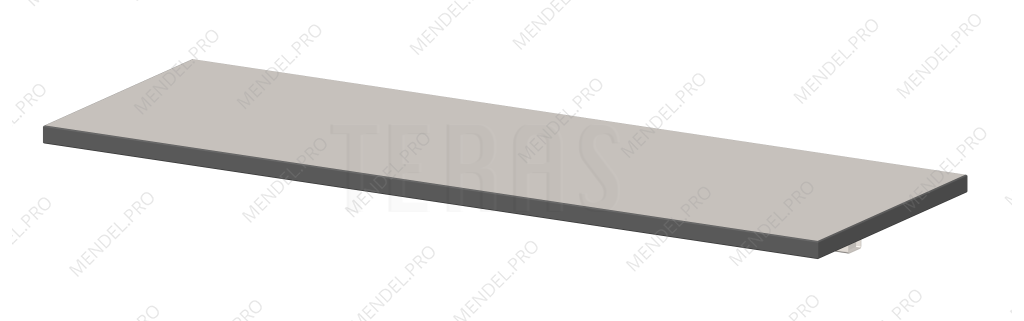 Нижняя полка для оборудования 1200х400 мм