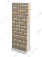 Стойка бежевая двусторонняя напольная Стелла-техник 406-05-06-03-B