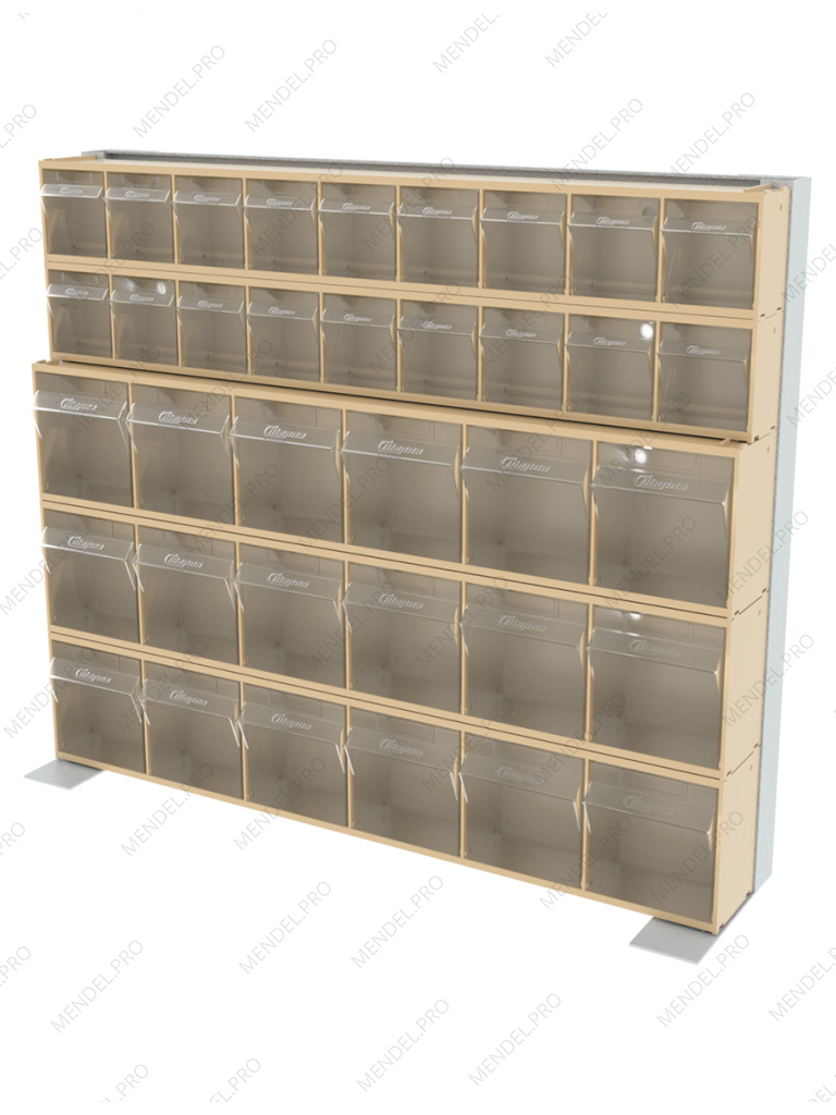 Стойка бежевая настенная/настольная Стелла-техник 401-02-03-00-B