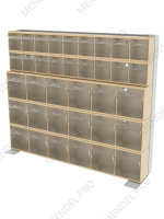 Стойка бежевая настенная/настольная Стелла-техник 401-02-03-00-B