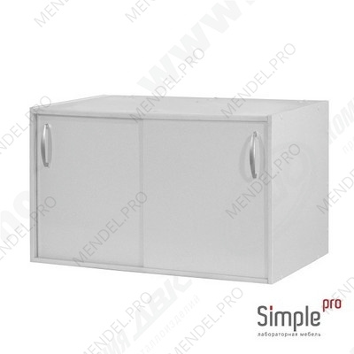 Тумба подвесная металлическая для вытяжных шкафов ШВ-МЕТ ЛК-900 ТД 760х520х500 (Сталь)