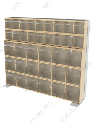 Стойка бежевая настенная/настольная Стелла-техник 401-02-03-00-B