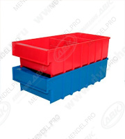 Ящик пластиковый Б 500х185х100 красный