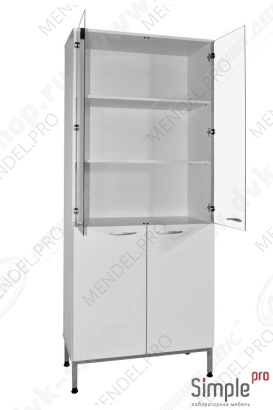 Шкаф для лабораторной посуды ЛК-800 ШЛП ( СТАЛЬ ) (800х450х2010)