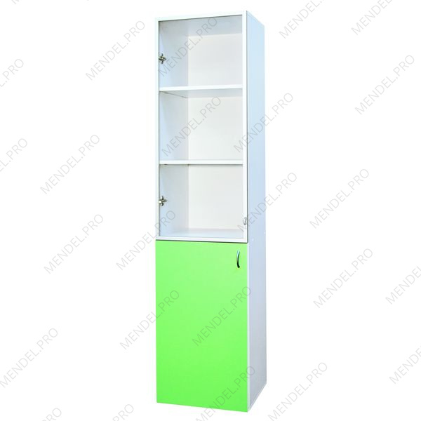 Шкаф медицинский двухсекционный однодверный Ш 1.01-"Айболит"