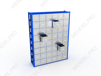 Система хранения с выдвижными ящиками M-BOX 2000.1500.400.B48