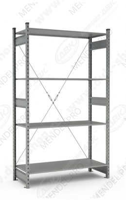 Стеллаж СТ-031 2300х1300х500 (4 яруса)