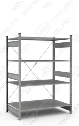 Стеллаж СТ-031 1900х1300х800 (4 яруса)