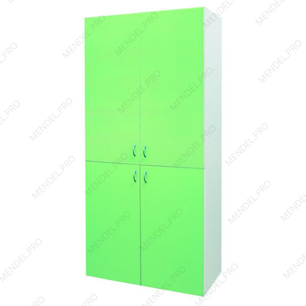 Шкаф медицинский двухсекционный двухдверный Ш 2.03-"Айболит"