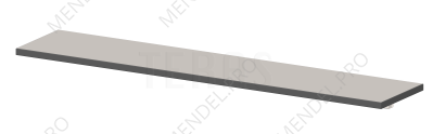 Нижняя полка для оборудования 1500х300 мм