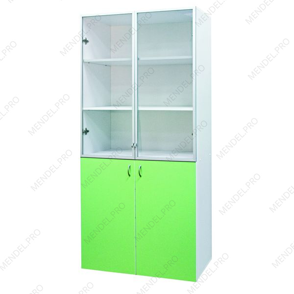 Шкаф медицинский двухсекционный двухдверный Ш 2.01-"Айболит"