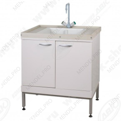 Мойка лабораторная химическая ЛК-600 СМС-ПВ(600х600х850) раковина-полипропилен, глубина  300