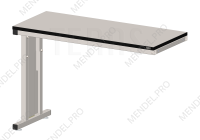Стол угловой 1200х500 мм серии ADVANCED