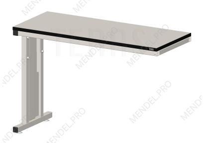 Стол угловой 1200х500 мм серии ADVANCED