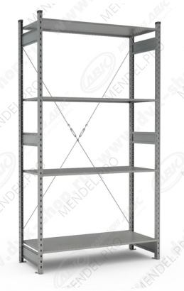 Стеллаж СТ-031 2500х1300х500 (4 яруса)