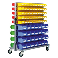 Стеллажи для метизов мобильные